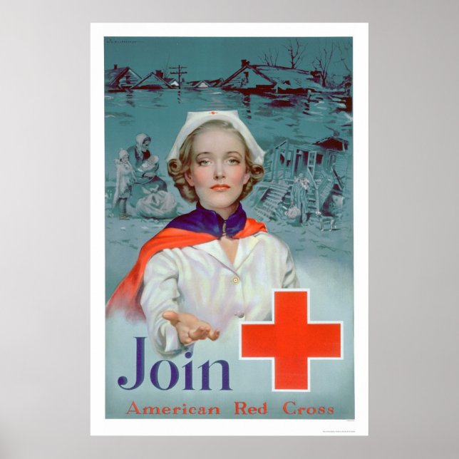 Affiches Rejoignez la Croix-Rouge - Infirmière (US00306) (Devant)