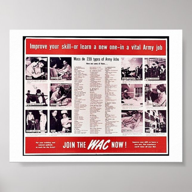 Affiches Rejoignez Le Wac Maintenant ! (Devant)