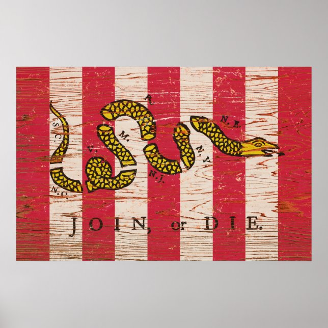 Affiches Rejoindre ou mourir Imprimer (Devant)