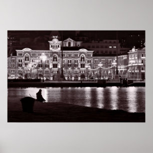 Affiches Relaxing night in town