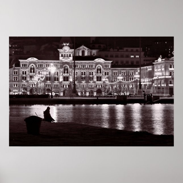 Affiches Relaxing night in town (Devant)