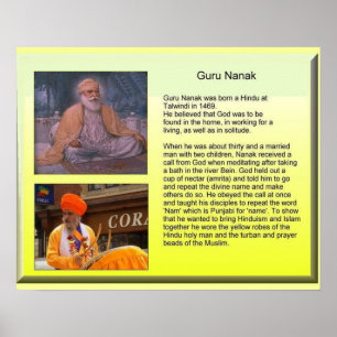 Affiches Religion, Guru Nanak
