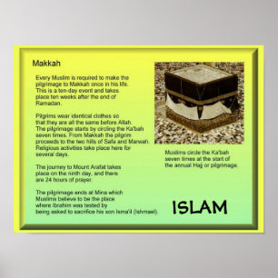 Affiches Religion, Islam, Makkah