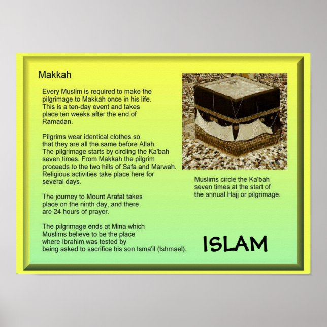 Affiches Religion, Islam, Makkah (Devant)