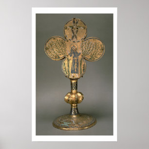 Affiches Reliquaire de Monstrance de St Francis d'Assisi,