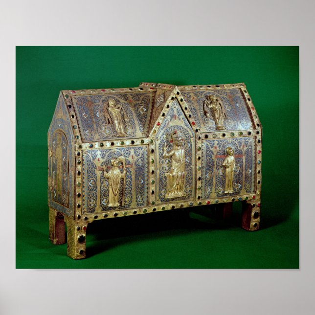 Affiches Reliquary chest of St. Calminius, Limoges (Devant)