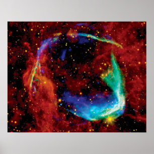 Affiches Rémanent de supernova RCW 86 - Photo de la NASA Hu