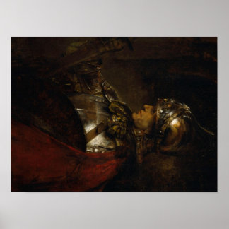 Affiches Rembrandt Man in Armor