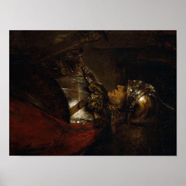 Affiches Rembrandt Man in Armor (Devant)