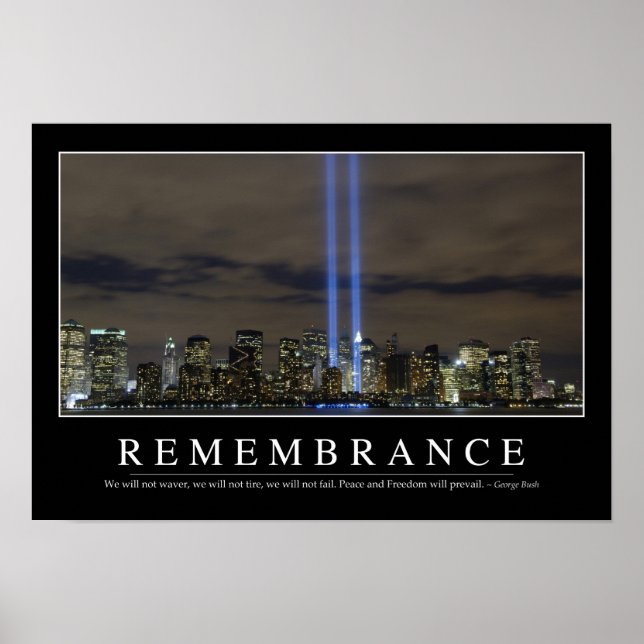 Affiches Remembrance: Inspirational Quote (Devant)