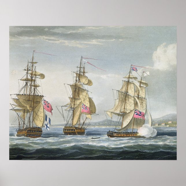 Affiches Remise du fort de Tamatave, gravée par T. (Devant)