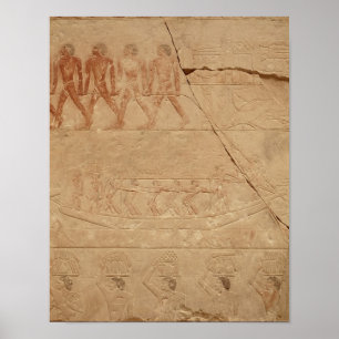 Affiches Remorque un bateau, de la Mastaba de Mereruka