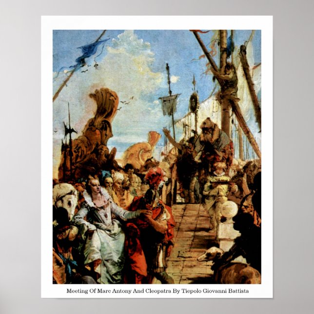 Affiches Rencontre De Marc Antony Et Cleopatra (Devant)
