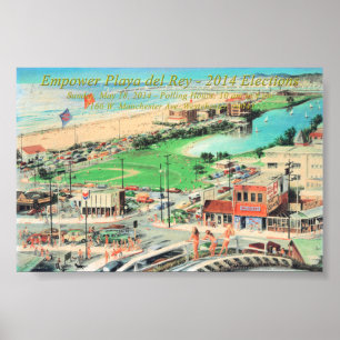 Affiches Renforcer Playa del Rey - 2014 Pas de frontière