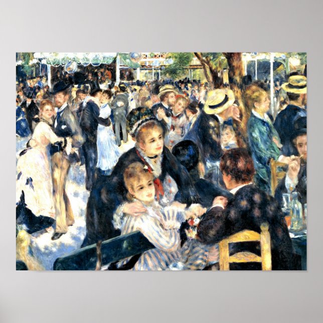 Affiches Renoir - Danse au Moulin de la Galette (Devant)