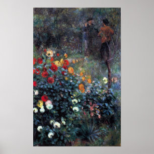 Affiches Renoir - Jardin dans la rue Cortot Montmartre