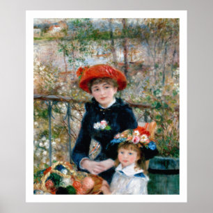 Affiches Renoir - sur la terrasse