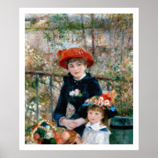Affiches Renoir - Sur la terrasse
