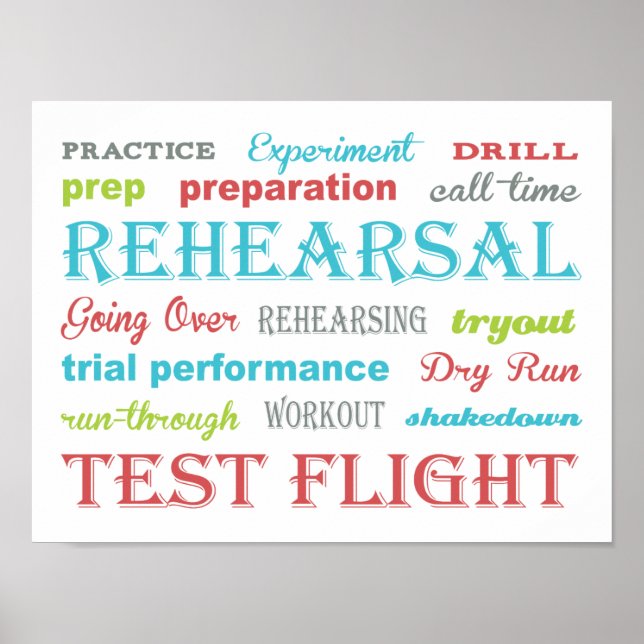 Affiches Répétition (Devant)