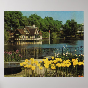 Affiches Replica Vintage Denmark, Copenhagen, Tivoli,