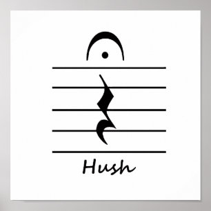 Affiches Repos musique avec Hush
