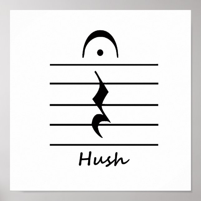 Affiches Repos musique avec Hush (Devant)