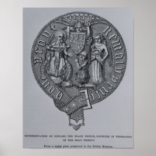 Affiches Représentation d'Edouard le prince noir