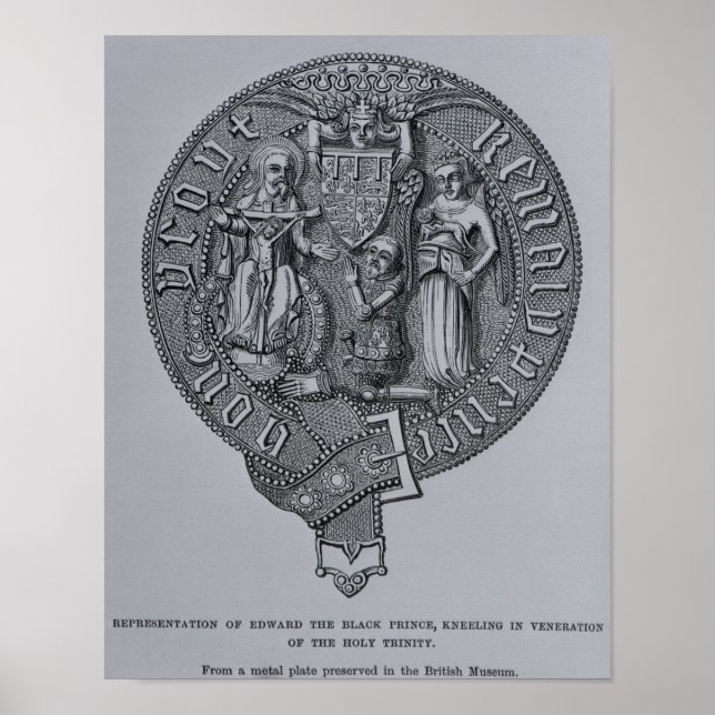 Affiches Représentation d'Edward le Prince Noir (Devant)