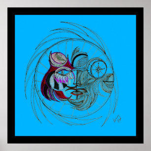 Affiches Reproduction Techno Spirit