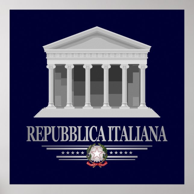 Affiches Repubblica Italiana (Panthéon) (Devant)