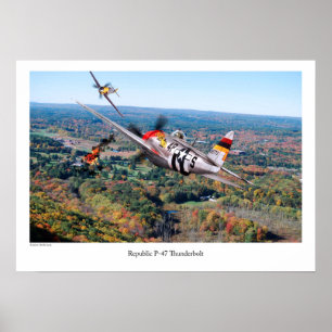Affiches Republic P-47 Thunderbolt