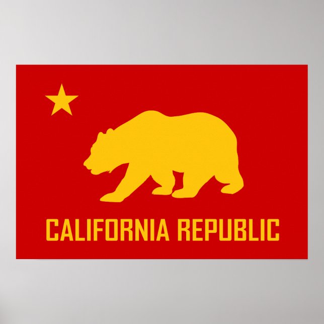 Affiches République de Californie (Devant)