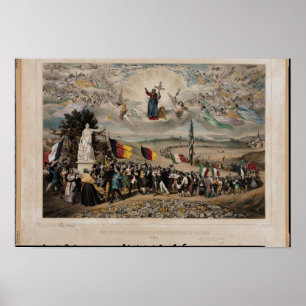 Affiches République Democratic et sociale universelle, 1848