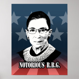 Affiches Réputé R.B.G. - Ruth Bader Ginsburg
