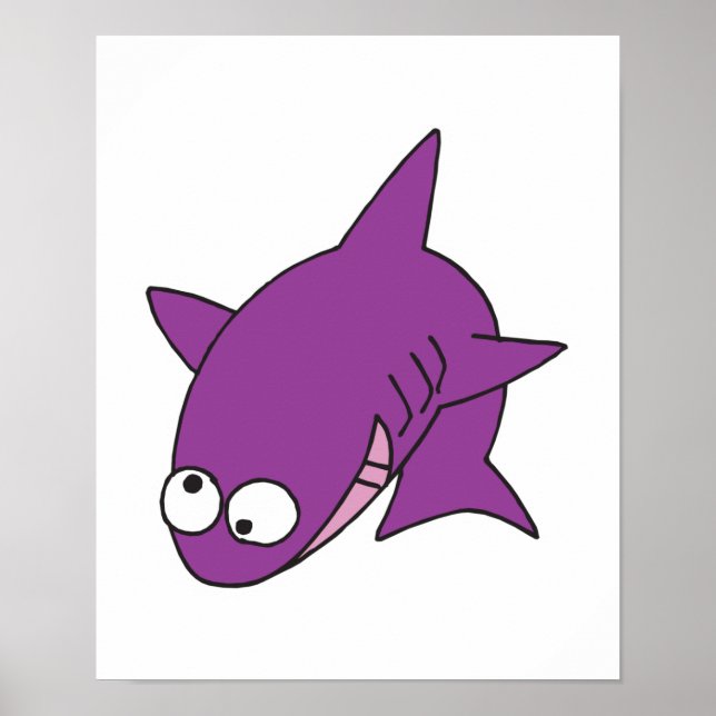 Affiches requin pourpre (Devant)