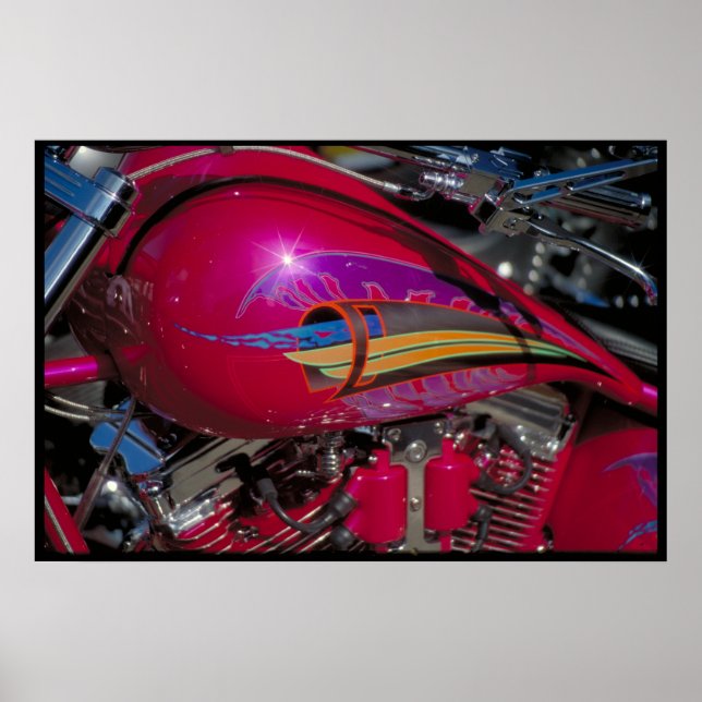 Affiches réservoir de carburant personnalisé Dakota du Sud (Devant)