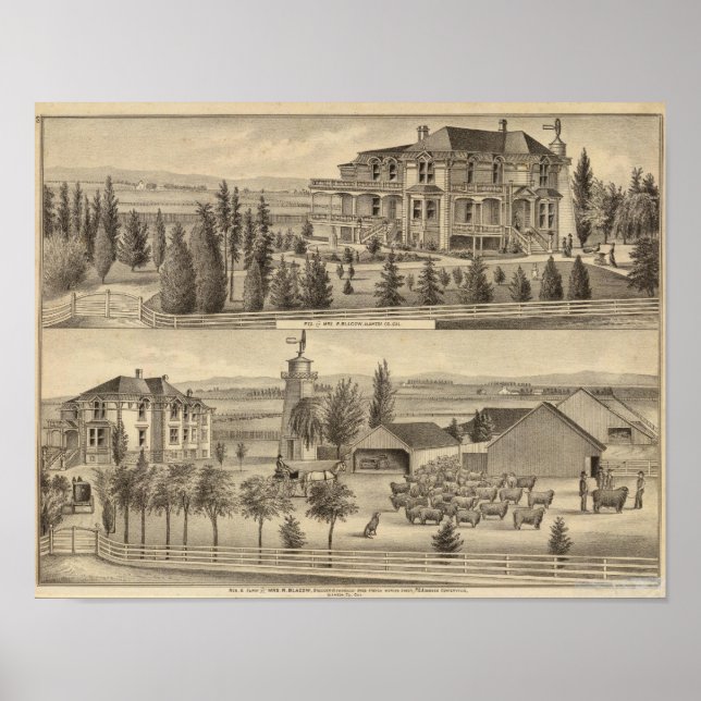 Affiches Résidence Blacow, ferme (Devant)