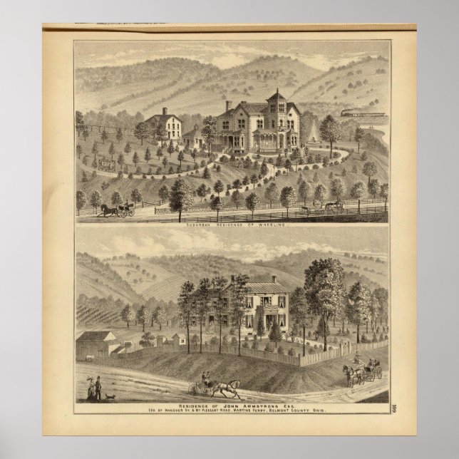 Affiches Résidence de banlieue de Wheeling (Devant)