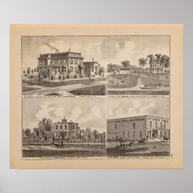 Affiches Résidences, Minnesota 6 (Devant)