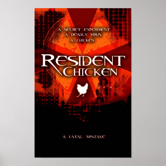 AFFICHES RÉSIDENT CHICKEN (Devant)