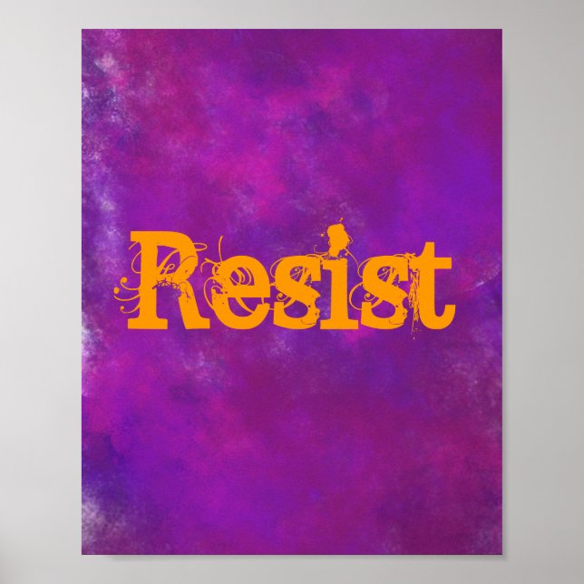 Affiches résister (Devant)