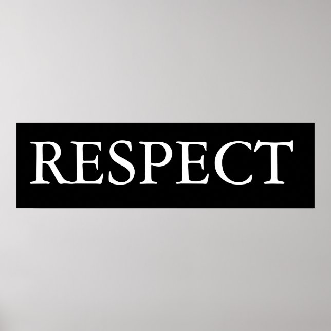 Affiches Respect (Devant)