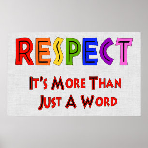 Affiches Respect Rainbow