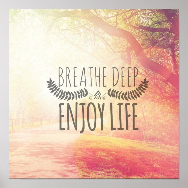 Affiches Respirer profondément (Devant)