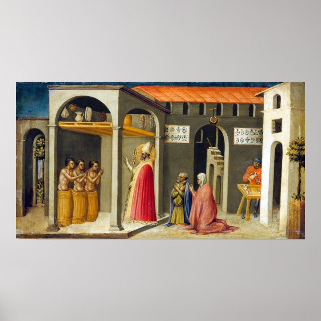 Affiches Ressusciter de Bicci di Lorenzo Saint Nicholas (Devant)