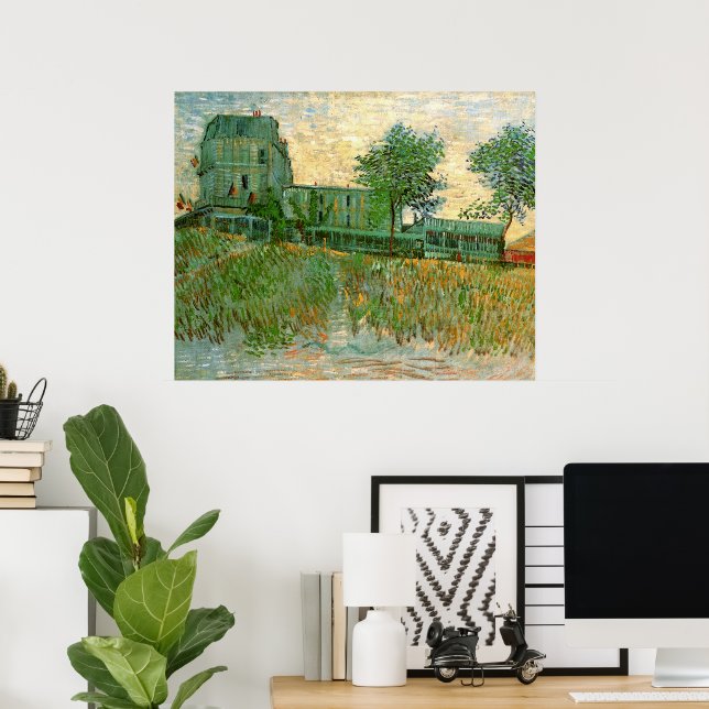 Affiches Restaurant Sirene, Asnières par Vincent van Gogh (Bureau à domicile)