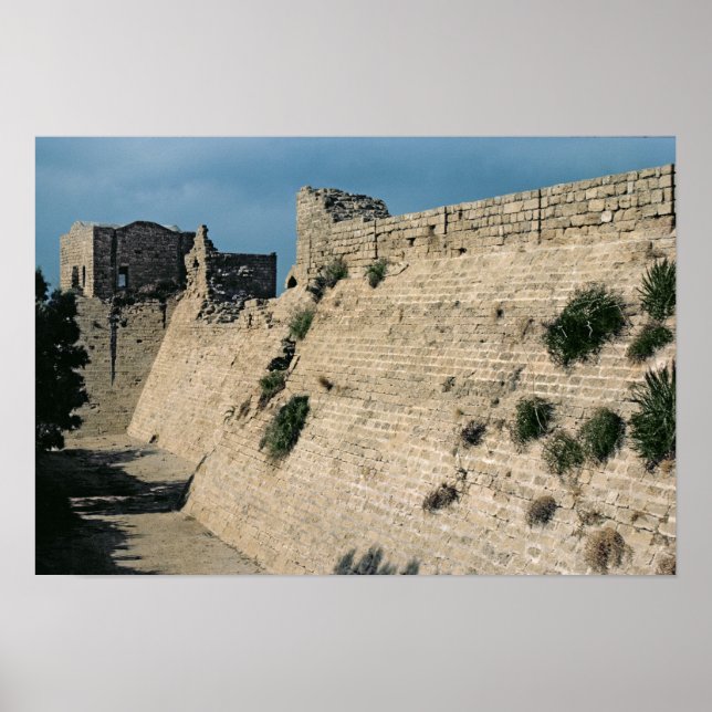 Affiches Restes des murs de la forteresse, construit c.37-3 (Devant)