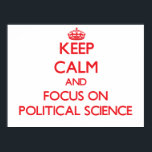 Affiches Restez calme et concentrez-vous sur la science pol<br><div class="desc">Utilisez l'outil de recherche de mon magasin pour trouver d'autres articles en sciences politiques. Restez tranquille et concentrez-vous sur les produits de science politique disponibles sur les chemises, les sweatshirts, les chemises pour enfants, les lunettes pour bébé, les autocollants, les magnets et bien plus de vêtements de science politique entièrement...</div>