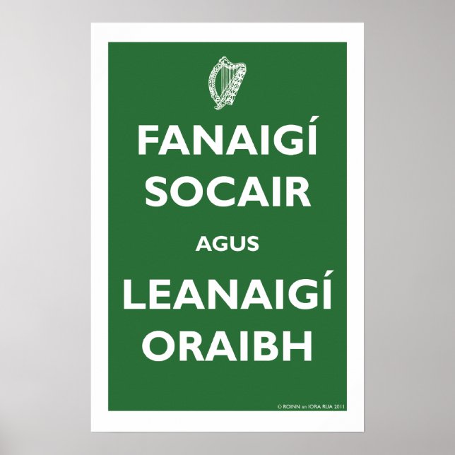 Affiches Restez calme et continuez ! (Devant)