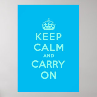 Affiches restez calme et continuez